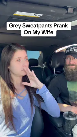 A post by @thugmomog on TikTok caption: Not the Holy Spirit 😂 #couples #prank #marriedlife #husbandwife #greysweatspants #prankwars #fyp #relationships #dating #couple 