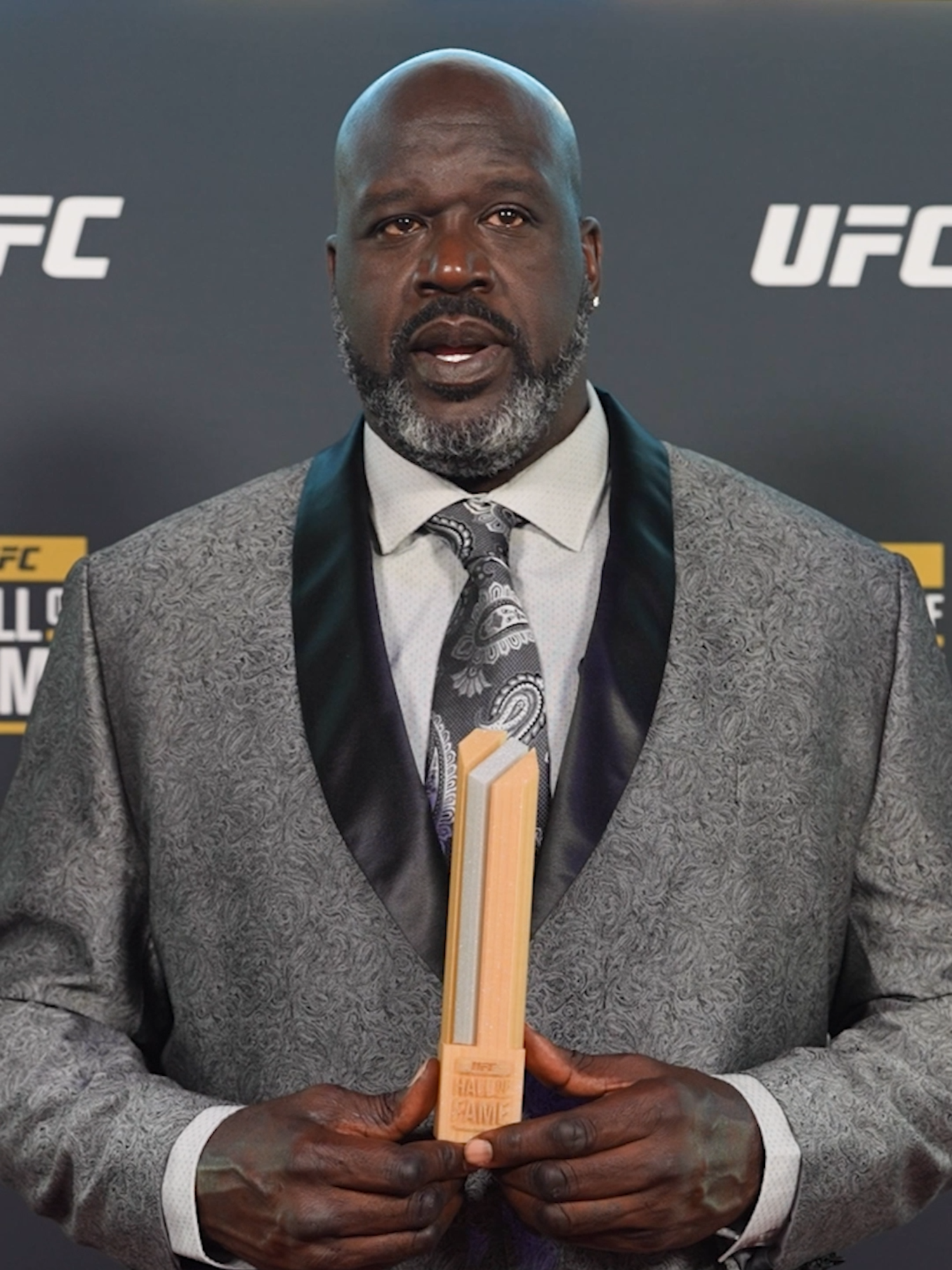 A post by @ufc on TikTok caption: "I guess we will never know" 👀 #ufc #mma #israeladesanya #shaq