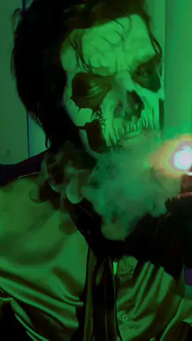 A post by @thewickedwarren on TikTok caption: Posting Heresy in the middle of the day? If I Jumpscare you at your 9-5, its on you 🫵 for opening TikTok, heathen. #papasecondo #secondoemeritus #papaemeritus #ghostbc #thebandghost #thebandghostcosplay 