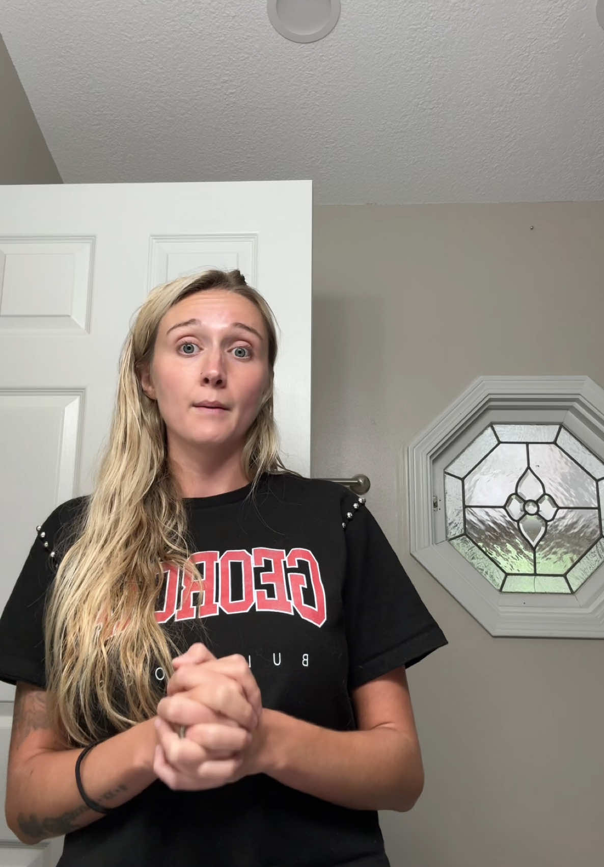 A post by @tasiaalexis on TikTok caption: I’m not a Karen unless it comes to my kids. You can’t trust anyone with your kids these days and that’s what is so scary. 