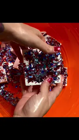 A post by @snowfairyasmr on TikTok caption: Confetti on fresh chalk 