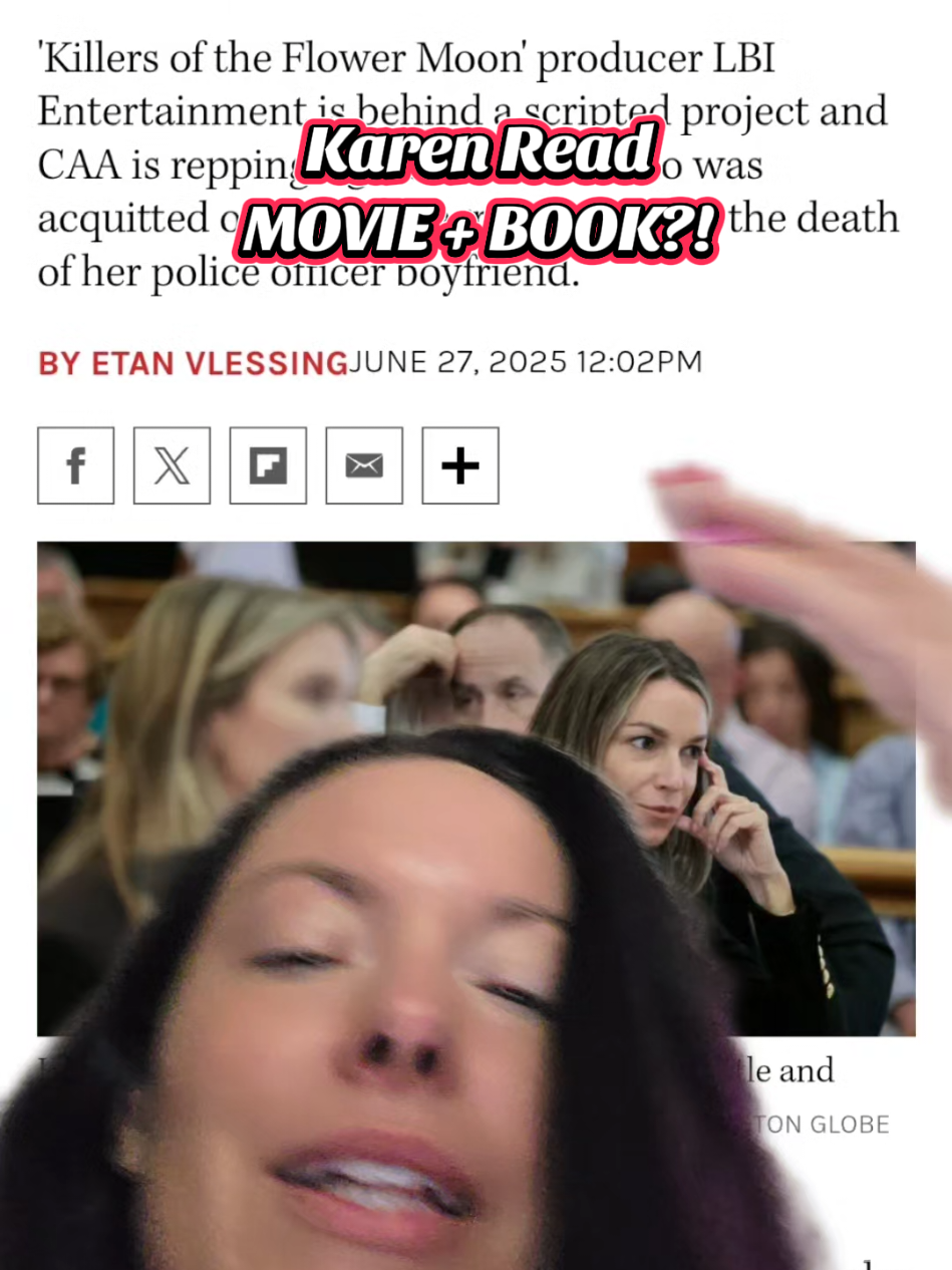 A post by @boozeybeauty on TikTok caption: A Karen Read movie and book! #KarenRead #JohnOKeefe #KarenReadTrial #justiceforjohnokeefe #BreakingNews #LegalNews #CantonMA #CrimeTok #TrueCrime #Boston #massachusetts #alanjackson 