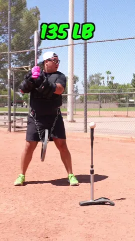 A post by @kingofjuco on TikTok caption: 2LB - 135LB #baseball #challenge #fyp 
