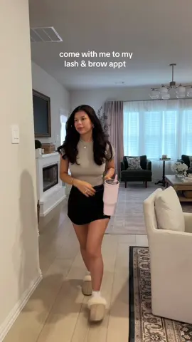 A post by @elainamich on TikTok caption: Come with me to my lash & brows appt 🤍 with original sound for my asmr lovers @Michelle | DFW ESTHETICIAN  #lashes #brows #SkinCare #glowup #inspo #clean #dailyvlog #DayInMyLife #asmrvideo #minivlog #cozy #asmrsounds #vlogs 