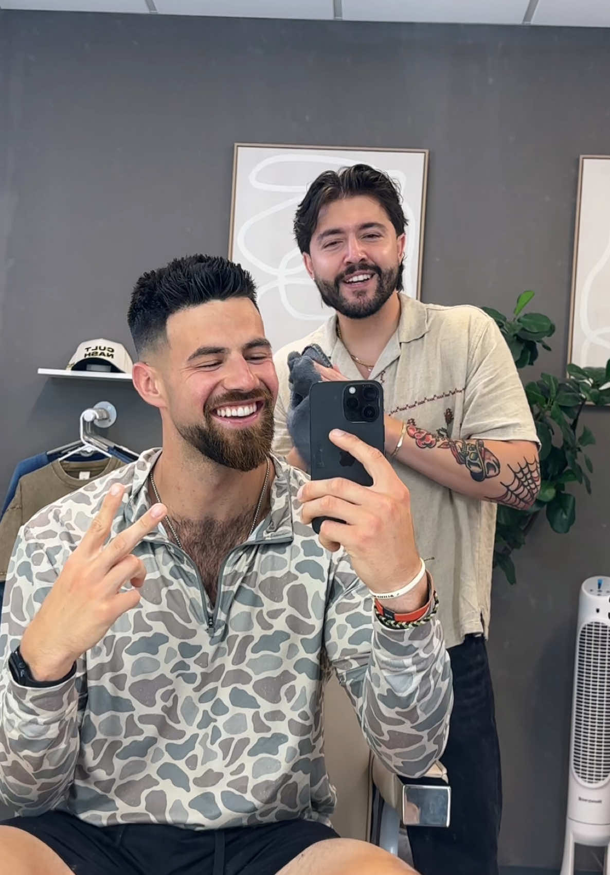A post by @campayne5 on TikTok caption: Proof that a haircut can change everything.. whatcha think?🤠 #fyp #fypシ #relationship #dating #transformation 