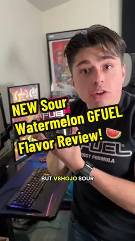 A post by @dannydorito23 on TikTok caption: Replying to @MoenEmDown  Might be my new go to flavor! 🍉😩 @G FUEL Energy #gfuel #family #review #tastetest 