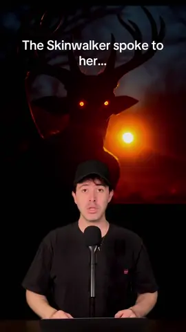 A post by @realwillgardner on TikTok caption: The Skinwalker spoke to her…#creepy #scary #fyp #fypシ #scarystories #scarytiktoks #demon #ghost #skinwalker 