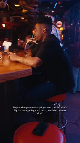 A post by @thatsdax on TikTok caption: I keep drinking cause it makes me feel like i’m not alone…💔🥃 #lyrics #relatable #fyp