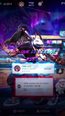 A post by @lokito__yt on TikTok caption: 😨que se siente que lokito_yt te empiece a seguir? #lokito #freeefirelatam #paratii #fypシ #GamerEnTikTok 