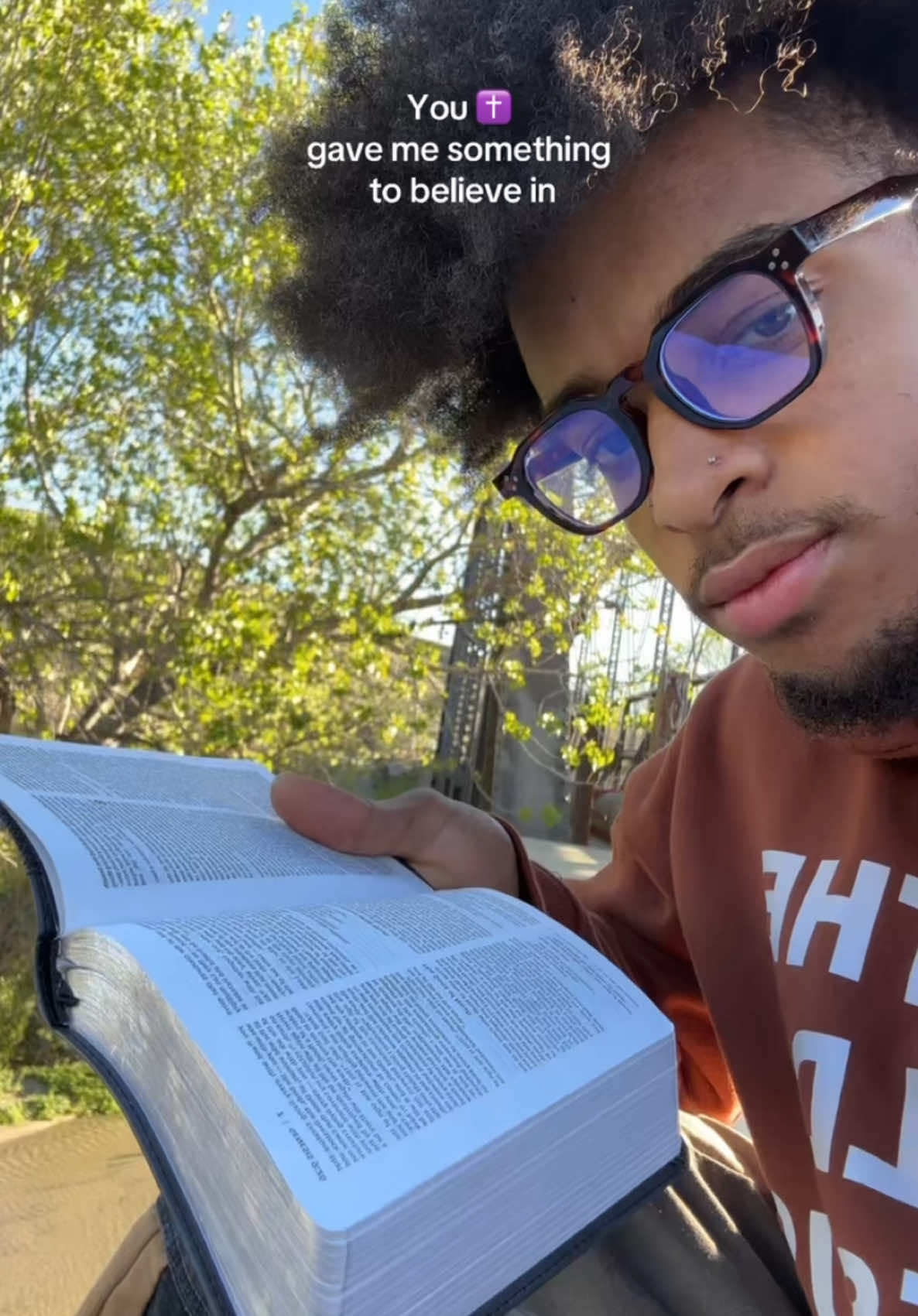 A post by @jeanvictorm on TikTok caption: God is good…. (Finish the saying)