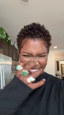 A post by @nymcfly on TikTok caption: New hair color🙆🏾‍♀️ #naturalhair #pixiecut #fyp 