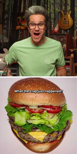 A post by @mythical on TikTok caption: We call it a steveburger. #GoodMythicalMorning #GM#SteveHarvey #steveharvey