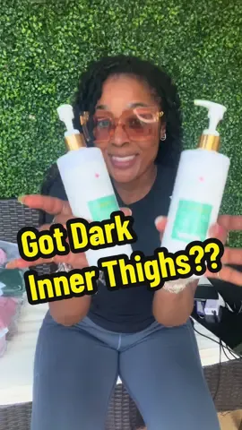 A post by @ashybermudez on TikTok caption: @Sha’s Organic Skincare THIS sweet is an investment!!! But worth every penny for flawless skin!!!! No discoloration or hyperpigmentation in sight!!!! Love this!!! If you’re suffering! Add this to your cart! #tiktokshopcreatorpicks #dealsforyoudays #ashybermudez #hyperpigmentation #darkinnerthigh 