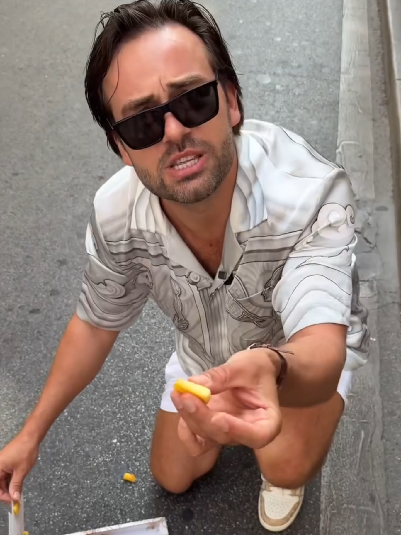 A post by @mr.thank_you on TikTok caption: What’s wrong with Pineapple pizza? 🍕 🇮🇹
