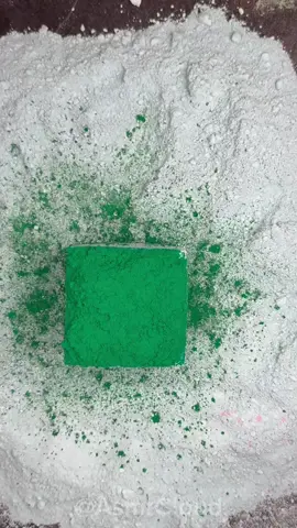 A post by @asmrcloudchalk on TikTok caption: Gym chalk with green holi & blue gym chalk reform