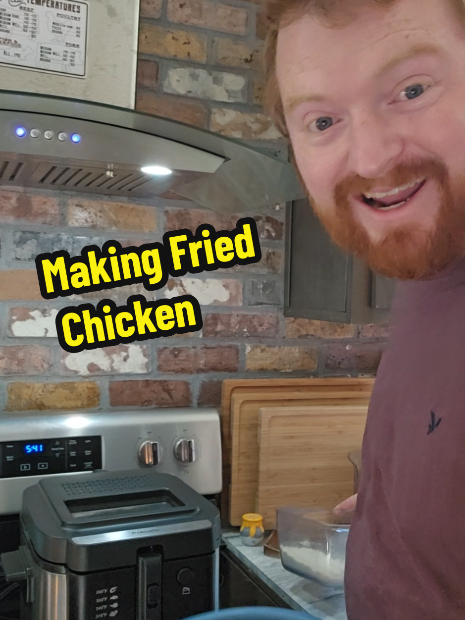 A post by @chrizh93 on TikTok caption: Making Fried Chicken @Sarita&ChrisHudson #deepfryer #friedchicken #food #friedfood #foru #foryoupage #foryou #viralvideo #fyp #parati #viral #tiktok #tiktokshop #tiktokshopping 