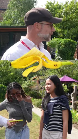 A post by @thegrammargoat on TikTok caption: English Quiz with Isa from Angola and Yok from Thailand in the beautiful gardens of @Wimbledon School of English  #Studyenglish #learnenglish #english #speakenglish 