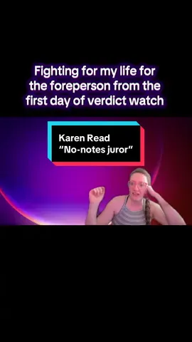 A post by @goojiepooj on TikTok caption: A revisit from Karen Read verdict watch day 1 (6/13) #karenread #johnokeefe #juror #notes 