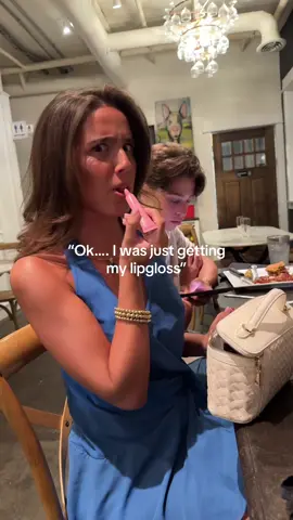 A post by @izzyoller on TikTok caption: An actual conversation we had at dinner last night 