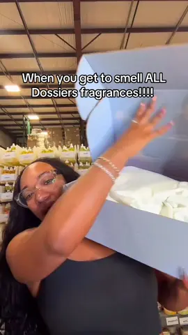 A post by @iamstormisteele on TikTok caption: I’m soo excited today yall I just touched down in NYC and get to go smell ALL @Dossier Perfume on their live!!! Yall know I’m always looking for the best pairing with BODY GLAZE! 