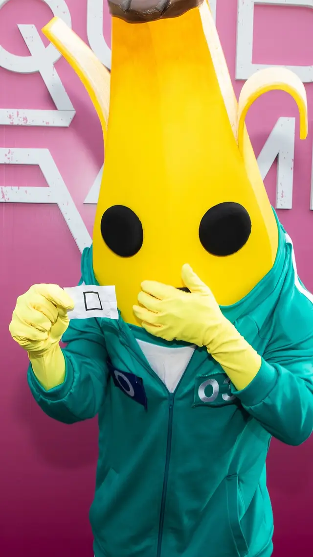 A post by @fortnite on TikTok caption: Player 037 — you’re up! 🍌 