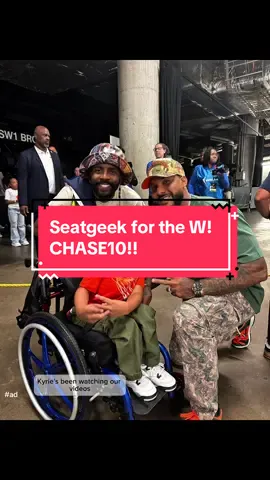 A post by @chase_cashman on TikTok caption: Use CHASE10 for 10% off tix @SeatGeek #ad