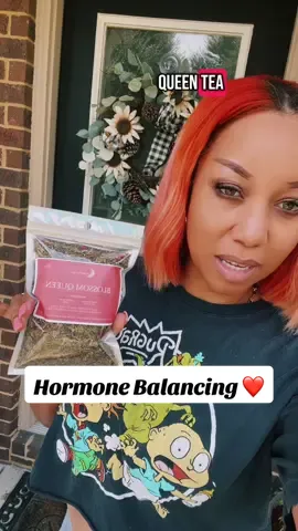A post by @quartzyblu on TikTok caption: Replying to @Justketso Hormonal imbalances cause horrible symptoms. But there are natural ways to stop the suffering. Let me know if I can answer any more questions for you❤️  #hormonebalancingtea #hormonalbalance #howtogetridoffibroids #hotflashes #menopause 