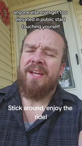 A post by @stonergump on TikTok caption: Turns out touching yourself in public can upset folks. #comedyreels #funnyvideos #fyp #trending #comedian 