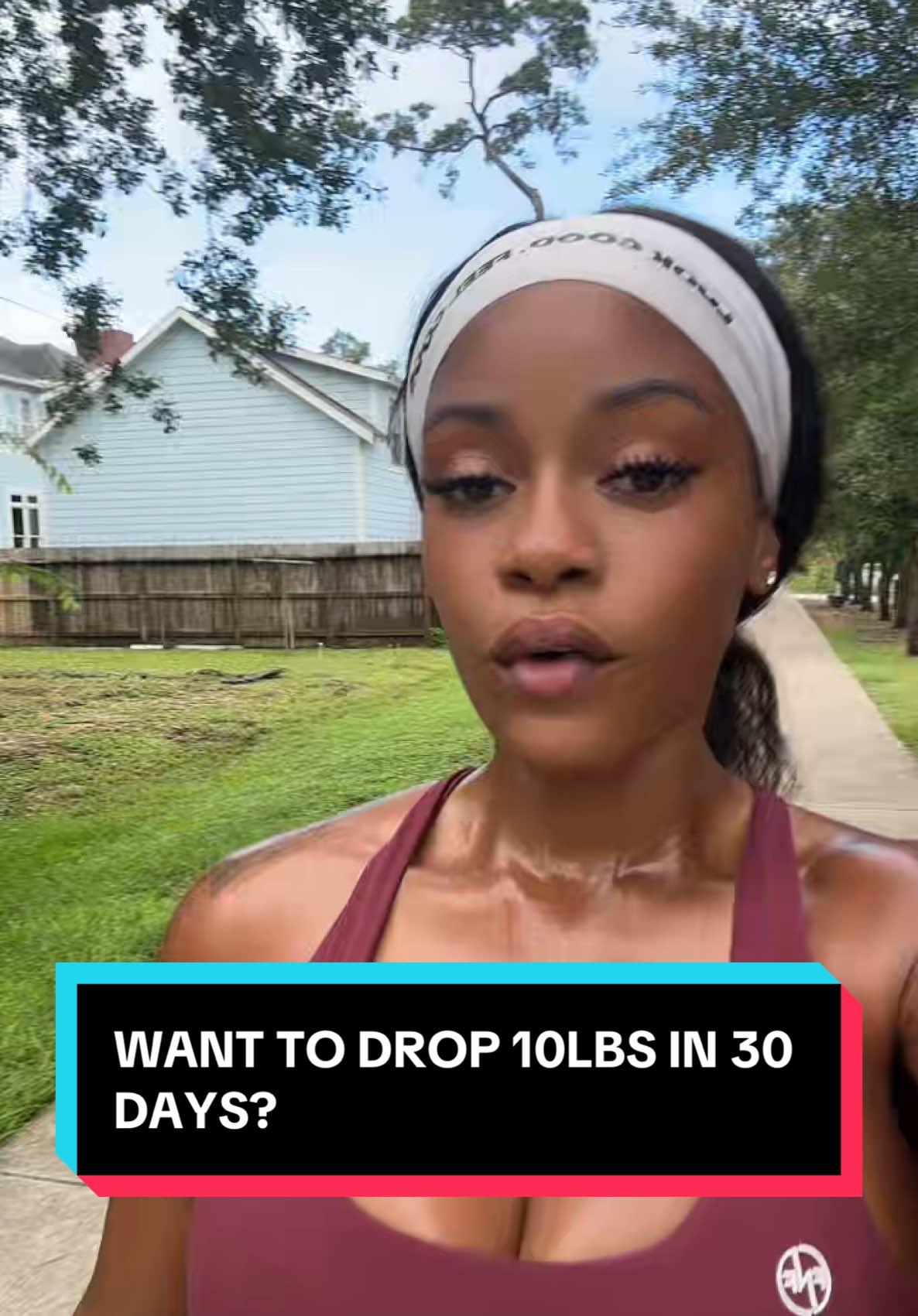 A post by @fitnfineewithpenelope on TikTok caption: Want to drop 10pounds in the next 30 days? The only 3 tips you need #creatorsearchinsights #fyp 