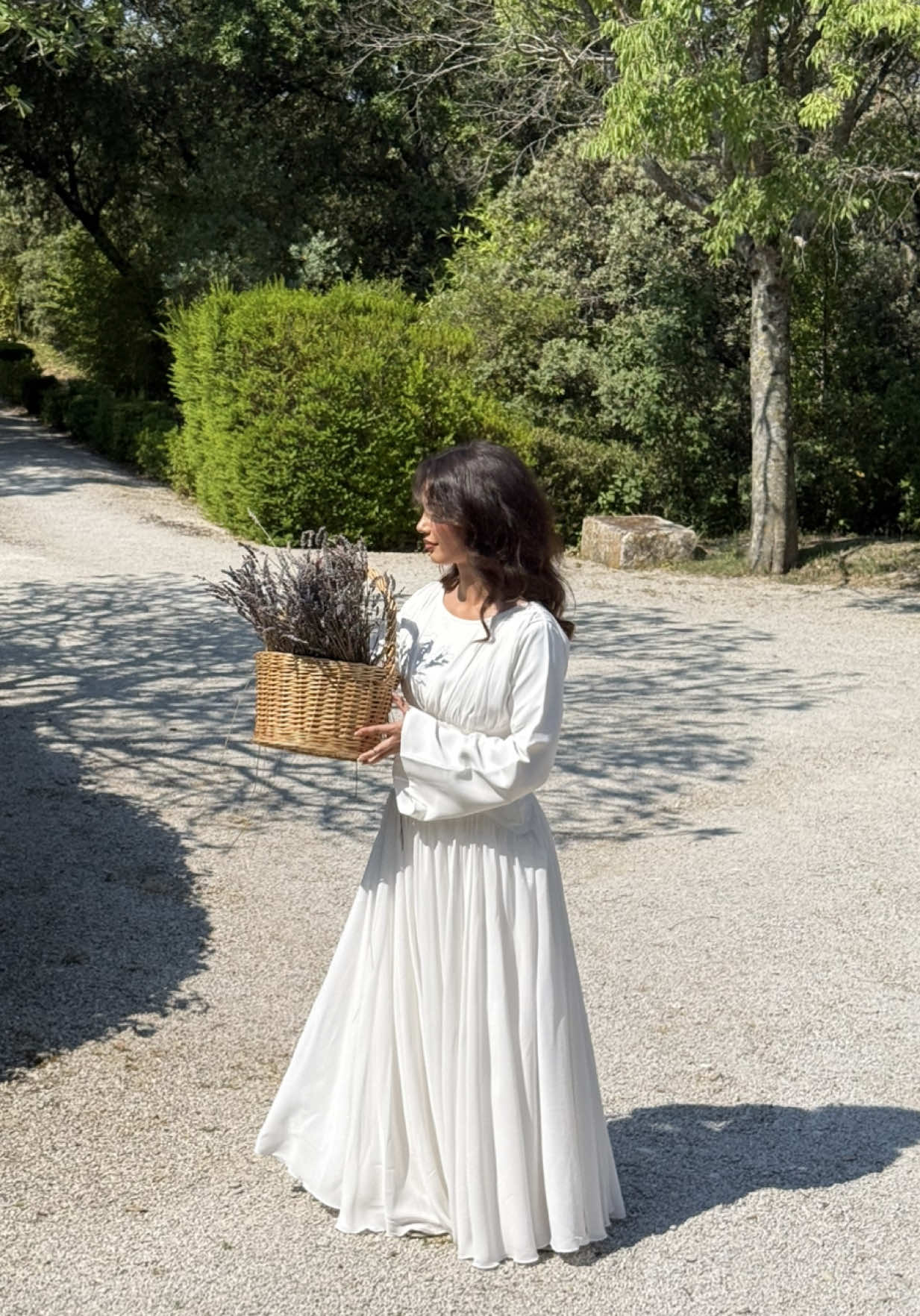 A post by @byhasanat on TikTok caption: The perfect summer dress🤍 It’s finally here… our White Linen Dress, Luna Chiffon Dress and Floral Lace Abayas (Yellow, Blue and Sage) will be launching July 1st at 12pm BST!✨ #Summer #southoffrance #modest #modestfashion #hijab #modest #hijaboutfit #girls #girlstrip 