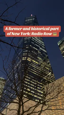 A post by @dannyserene on TikTok caption: They really tore down small businesses for financial buildings ##nychistory##radiorow##tribeca