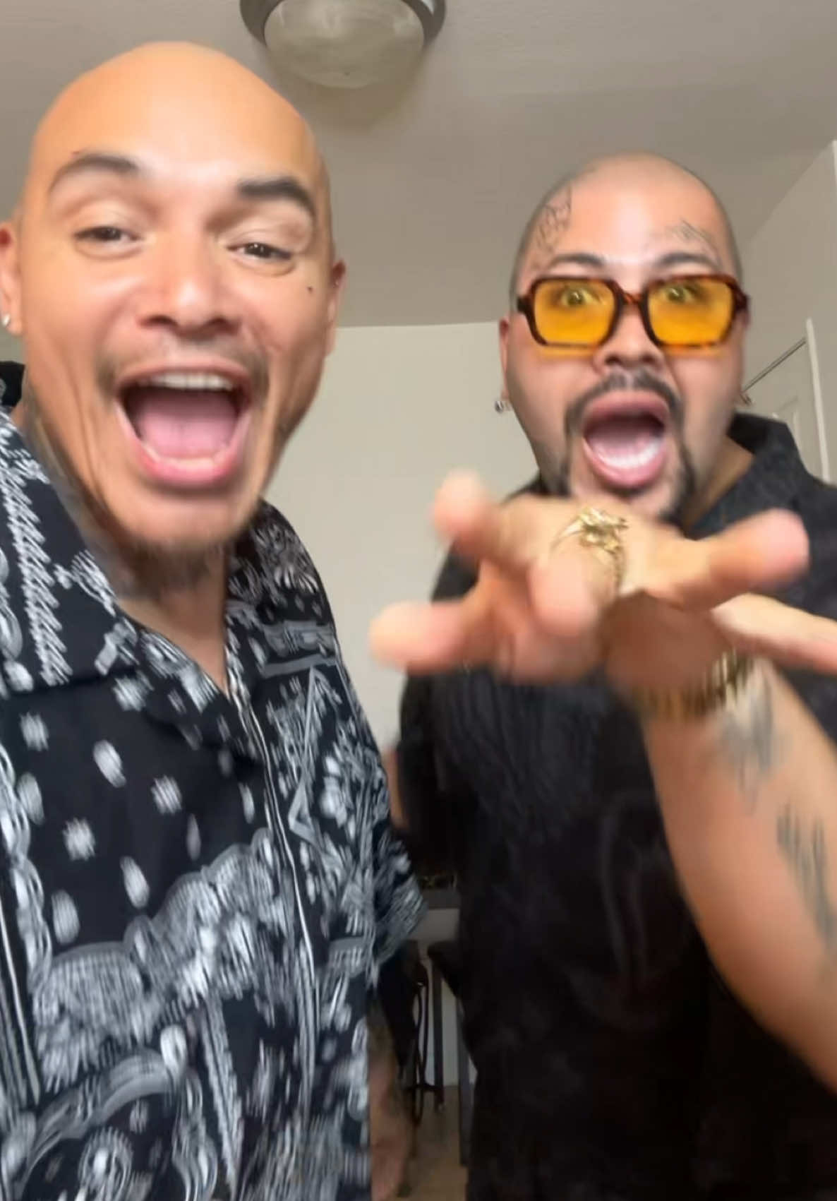 A post by @trinoxadam on TikTok caption: FunkyTown #lippsinc  #funkytown fits @NovaMEN @Fashion Nova …….  #70s #fypage #70smusic #fypシ゚ #throwback #iconic #lipsync #duo #legend #fypシ゚viral #trinoxadam #fyp #la #weekends #saturdayvibes #fu #foryoupage #losangeles #fup #tiktok #latino #chicano #mexican #xyzbca #parati #viralvideo #fyyyy