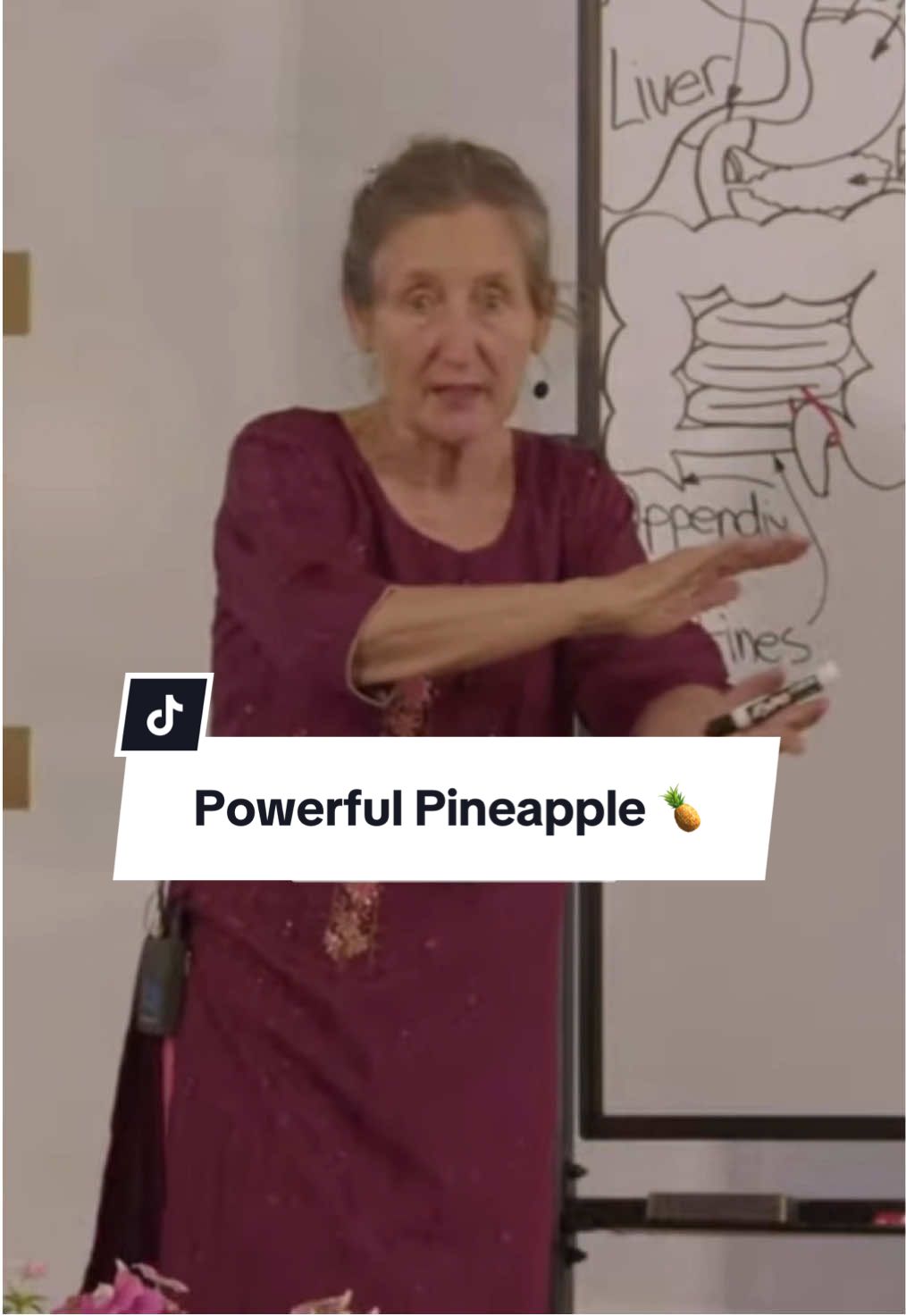 A post by @thehealthyyhabitat on TikTok caption: #pineapple #digestion #digestiveenzymes #digestivehealth #protein #guthealth #wellness #health #healing #didyouknow #natural 