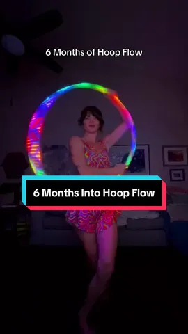 A post by @queerbassqueen on TikTok caption: Replying to @Christy Kay 👽 6 months into playing with the hoop!! Its been by far the most challenging flow toy that I’ve taken up for so very rewarding, I’m able to get into such a deep flow state in my lil hoop bubble I just go into another dimension and dance around #hoopflow #hoop #atomicvaf #flowarts #edmcommunity #ravers  