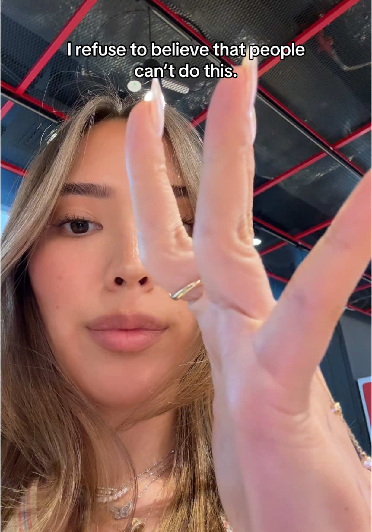 A post by @adorable_caro on TikTok caption: 🤭🤭🤭🤭 #funny#fyp#weird#foruyou 