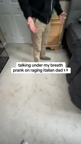 A post by @theragingitalian on TikTok caption: 😂 this was hilarious #foryoupage #foryou #fyp #fypp #fy #viral #rage #funny #raging #italian #dad #fypage #theragingitalian #prank #fake #fakeaudio #fakebody #trending #trend #joke #talking #breath #clips #pops 