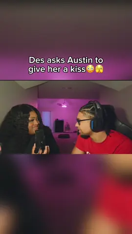 A post by @saucey_austin on TikTok caption: This whisper challenge on live got a little spicy🫣🤯 I didn’t expect her to say that ngl @Destynee Nathasia #sauceyaustin #destyneenathasia 