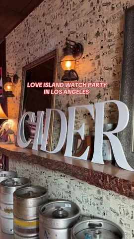 A post by @lomargslist on TikTok caption: I need Taylor out of my villa stat. For more love island USA watch parties in LA check out my recent post 😚 #thingstodoinla #loveislandusa #casaamor #amayapapaya #loveisland #laevents #cider 