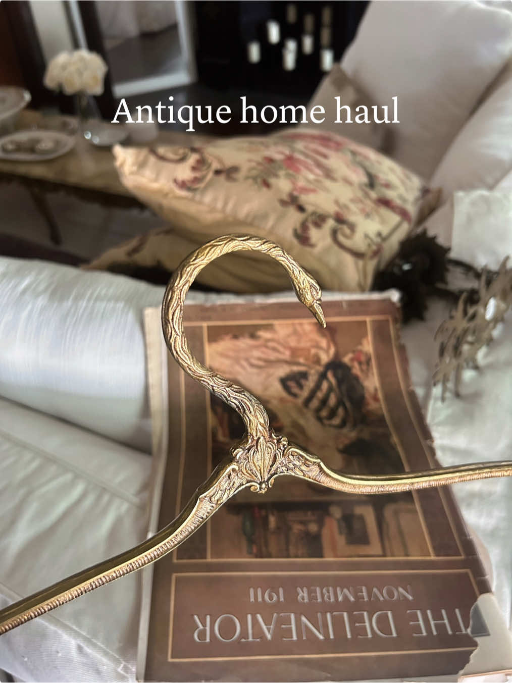 A post by @kelsey_simone on TikTok caption: A few perfect antique finds 🦢