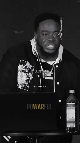 A post by @powarful on TikTok caption: Why do you follow Jesus?🧠🖤 #powarfulvids #jerryflowersjr 