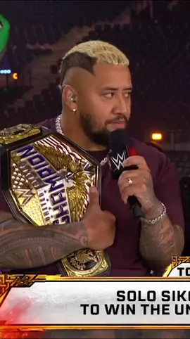A post by @wwe on TikTok caption: #SoloSikoa, that was outta pocket 💀 #WWENOC #WWE 