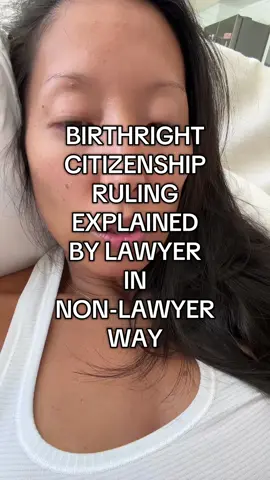 A post by @thekoreanvegan on TikTok caption: #birthrightcitizenship 