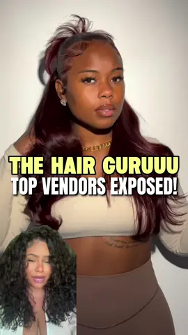 A post by @cherrialewiththetea on TikTok caption: The hair Guruuu top vendors exposed !!! #fypシ #fypシ゚viral #foryou #foryoupage #fyppppppppppppppppppppppp #expose #vendorlist #hair #wig #tiktok #trending #mustwatch #viral #viralvideo #rawhair #instagram #capcut #vendors #smallbusiness #smallbiz 