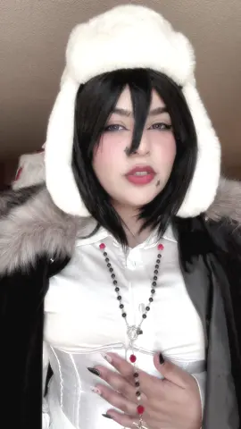 A post by @lilacbroccolib on TikTok caption: I hope yall missed our Fyolai  Nikolai: @Glitch  #bsd #bungoustraydogs #bsdcosplay #bungoustraydogscosplay #fyodordostoyevsky #fyodorcosplay #nikolaigogol #nikolaicosplay #fyolai #fyolaicosplay 