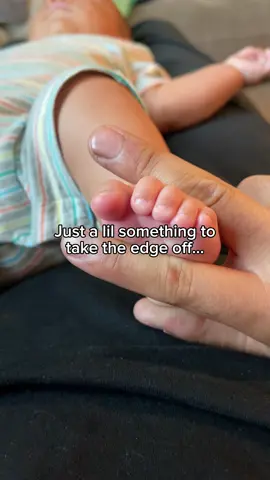A post by @dreclipperhands on TikTok caption: Instant stress reliever 😂 #babyfeet #fyp 