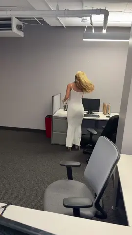 A post by @mariedeesecret on TikTok caption: New office unlocked 