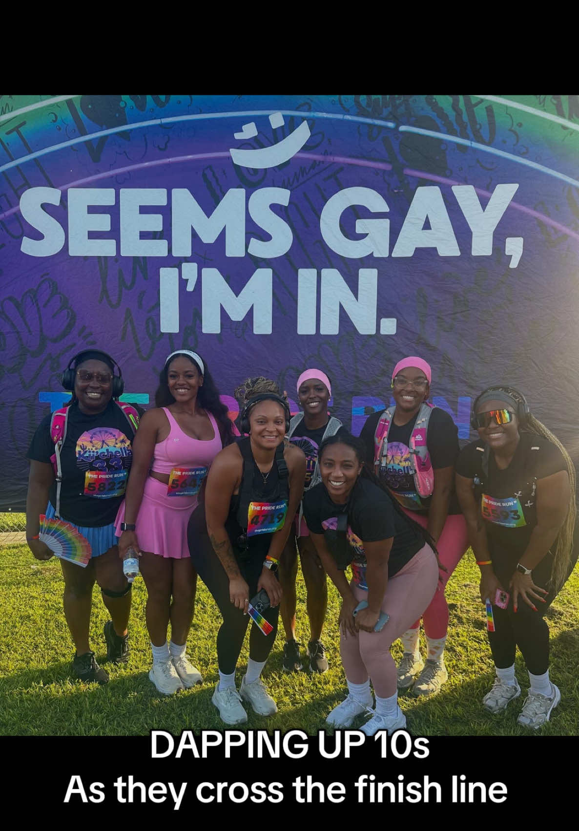 A post by @fitnfineewithpenelope on TikTok caption: Houston pride Race #houstonfitness #womenfitness #fyppppppppppppppppppppppp 