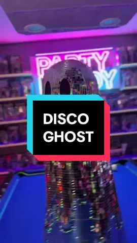 A post by @rebyhardy on TikTok caption: Replying to @Betsy partida no but I went back for the ghost 🫣 #househardy #Halloween #michaels #spooky #discoball #shopwithme #maximalism 