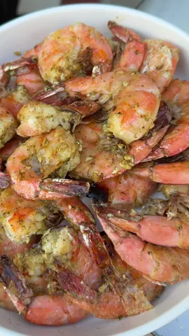 A post by @foodbyjenn on TikTok caption: 10/10 recommend using your Ooni pizza oven to grill more than just pizza #shrimp 