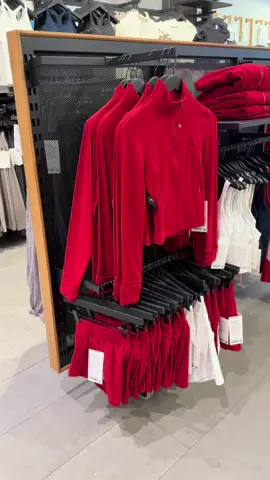 A post by @usernamelotus on TikTok caption: Snagged the red lululemon define set today. Got lucky! ❤️ @lululemon 
